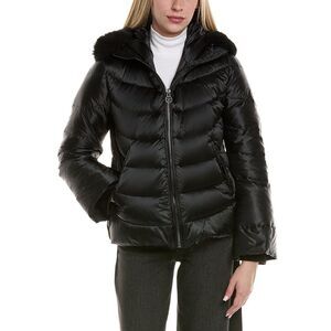 Gorski Womens  Après Down Ski Jacket, Black
